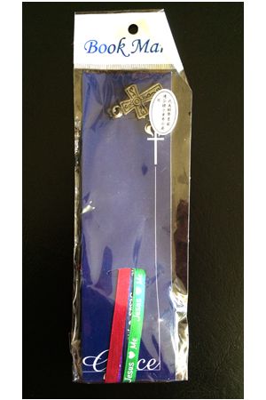 彩色緞帶十字書簽 Bookmarks