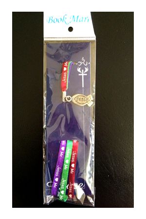 彩色緞帶JESUS書簽 Bookmarks